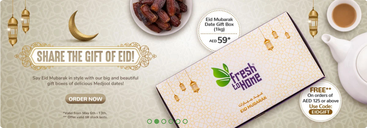 Share the gift of EID with Freshtohome
