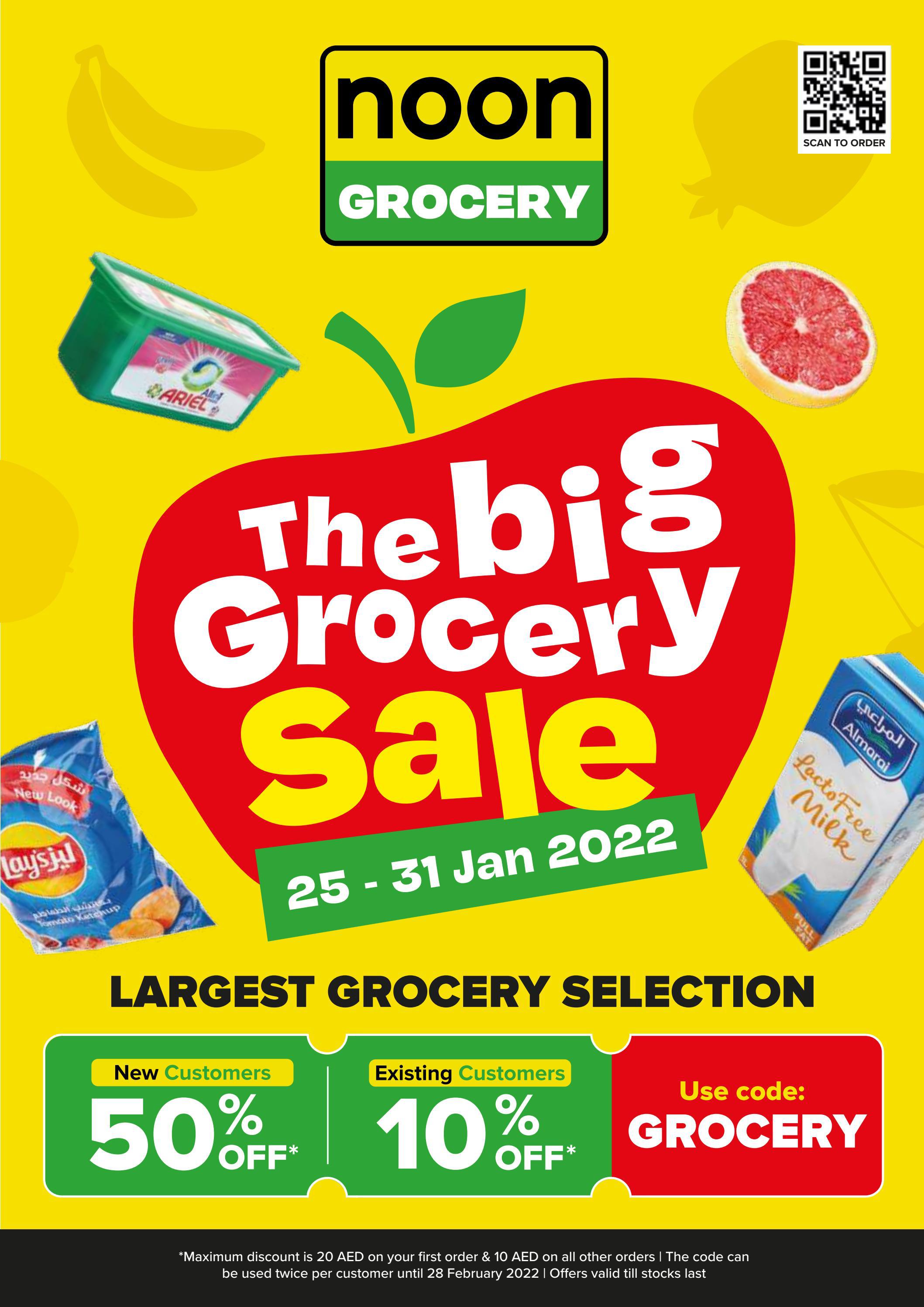 NooN Big Grocery Sale