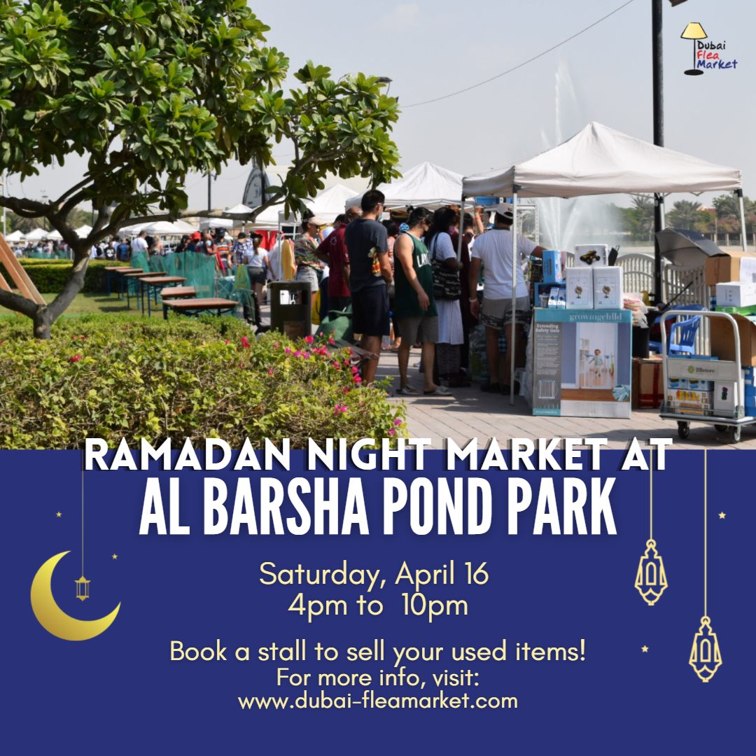 Ramadan night market at Al Barsha Pond Park